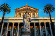 External view of Basilica of St Paul Outside the Walls