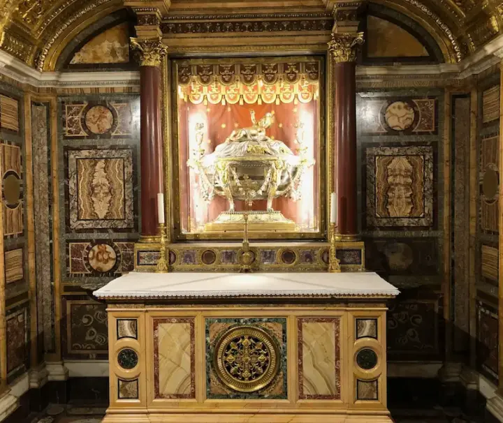 Relics in St Mary Major