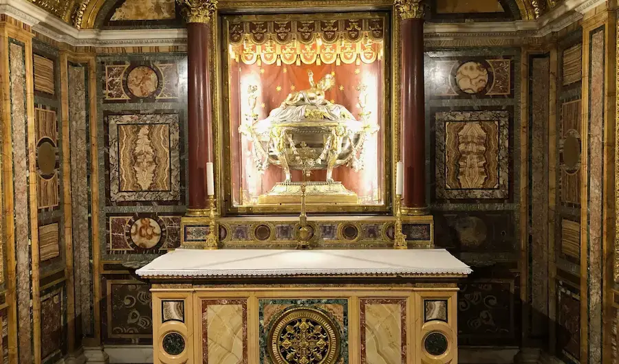 The Holy Crib at St Mary Major in Rome 1 Relics in St Mary Major