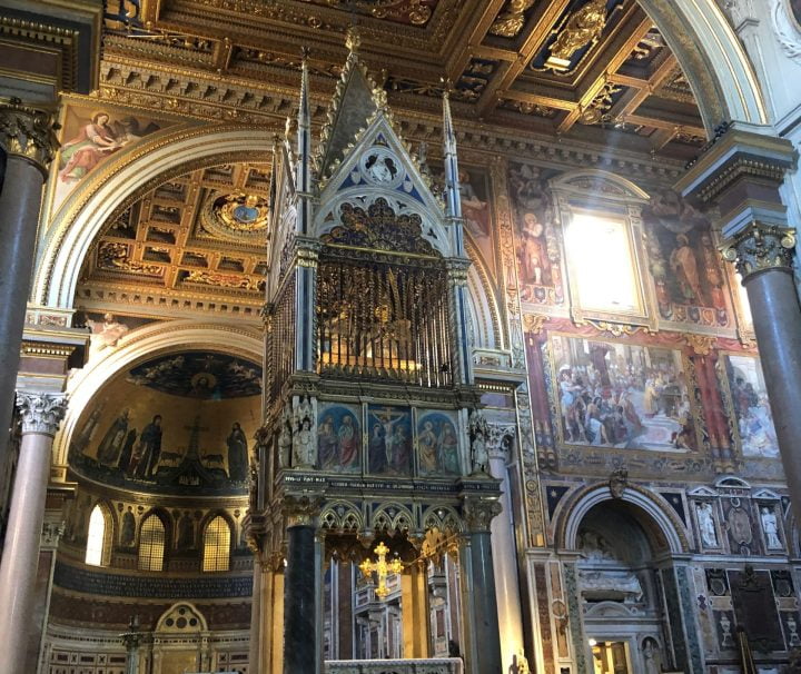 Christian Tours - Early Christianity Relics at St John Lateran Basilica Rome