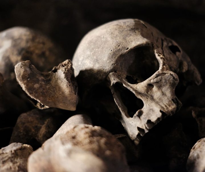 Early Christianity Tour or St Sebastian with Catacombs Tour - Skulls from Christian Catacombs