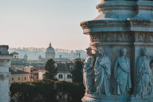 St Benedict Trastevere Walking Tour skyline panorama