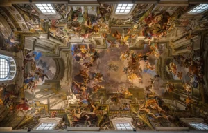 Baroque Art & Architecture Tour 8 The Baroque Ceiling of St Ignatius of Loyola Basilica