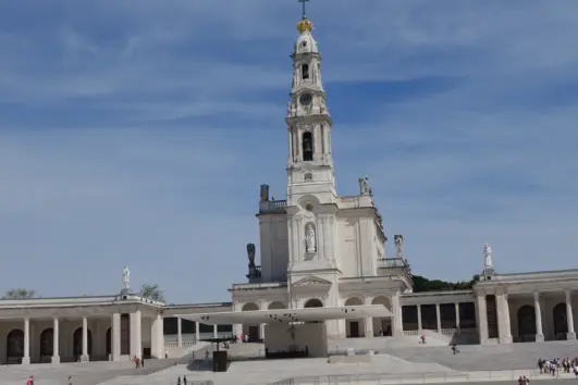 Basilica of Our Lady of the Rosary at the Sanctuary of Fátima in Portugal