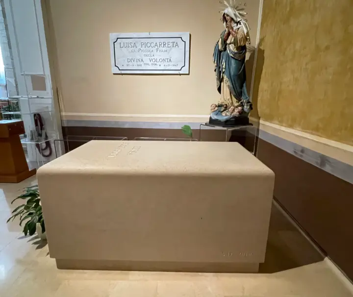 Luisa Piccarreta's tomb in Santa Maria Greca, Corato