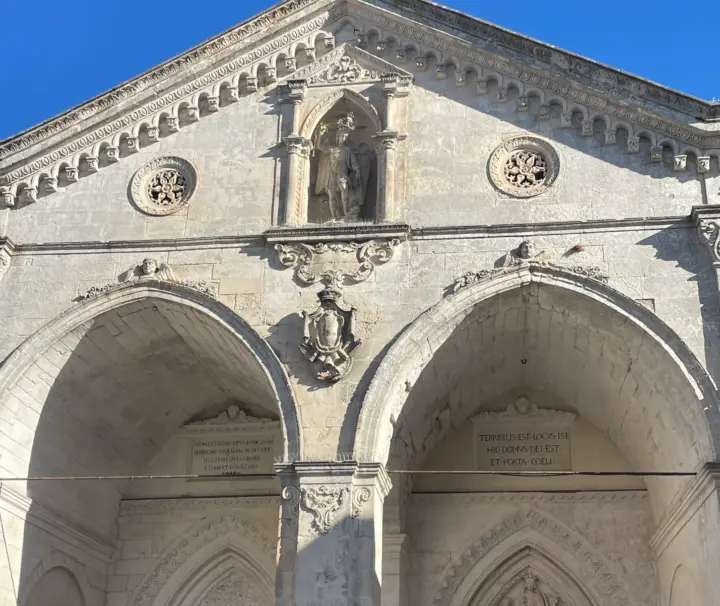 San Michele Arcangelo sanctuary entrance, Monte Sant’Angelo, Puglia