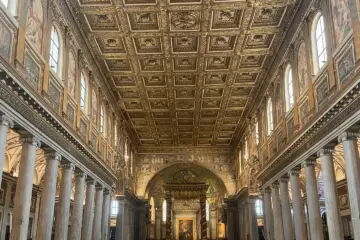 Nave of St Mary Major Basilica, Rome