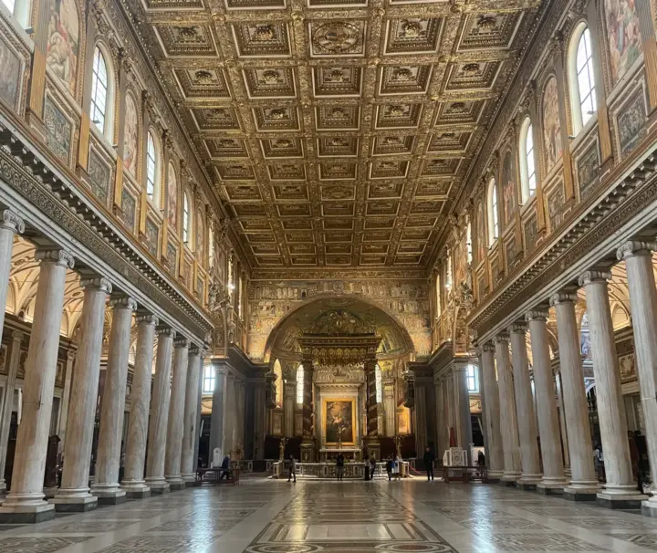 St Mary Major Basilica Tour 14 Nave of St Mary Major Basilica, Rome