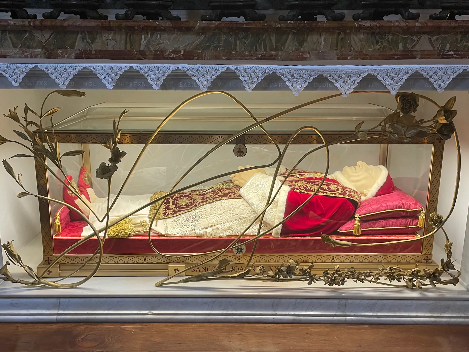 Tomb of Pope Saint John XXIII in St Peter’s Basilica, Vatican City